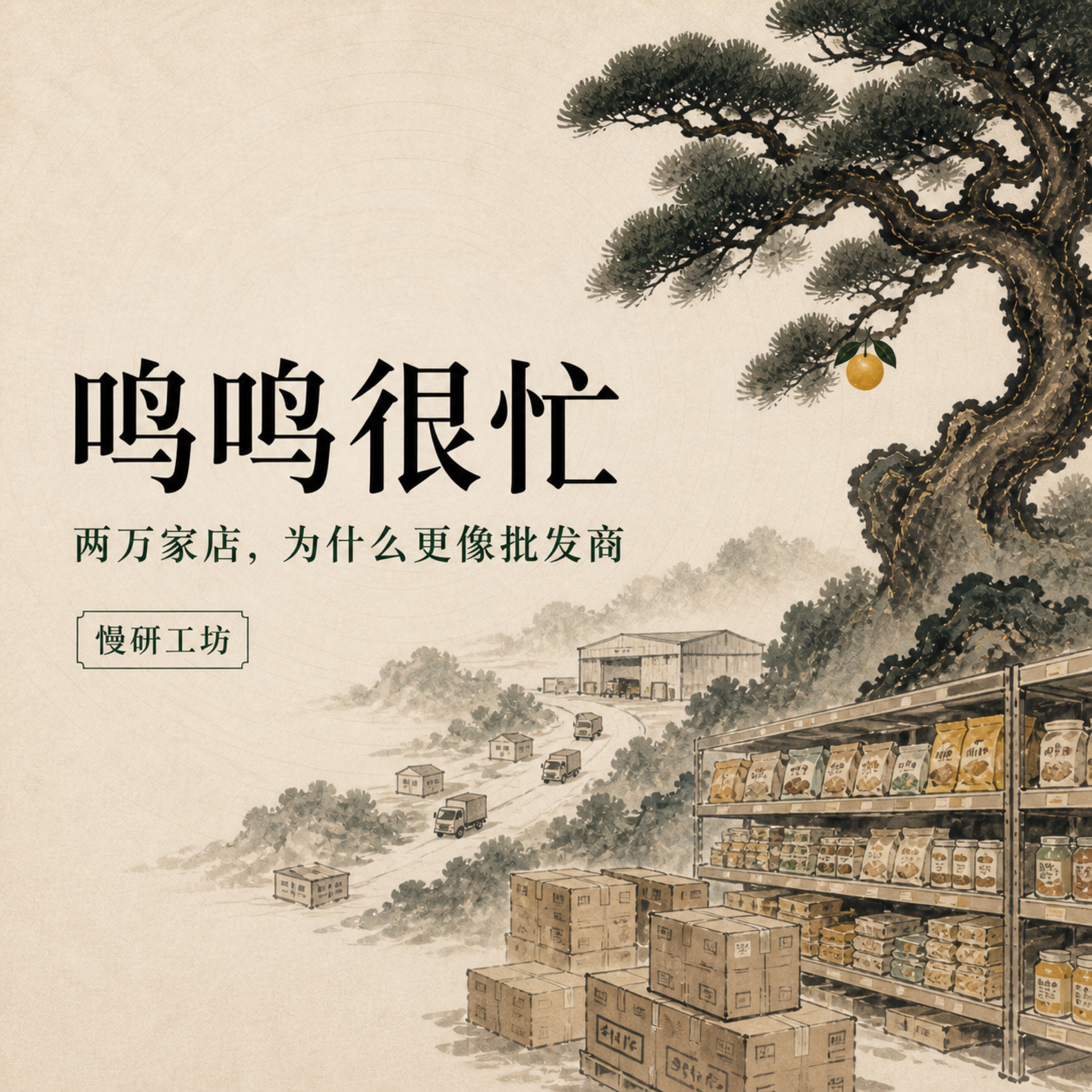 鸣鸣很忙：低毛利、高周转，两万家门店的生意账 episode artwork